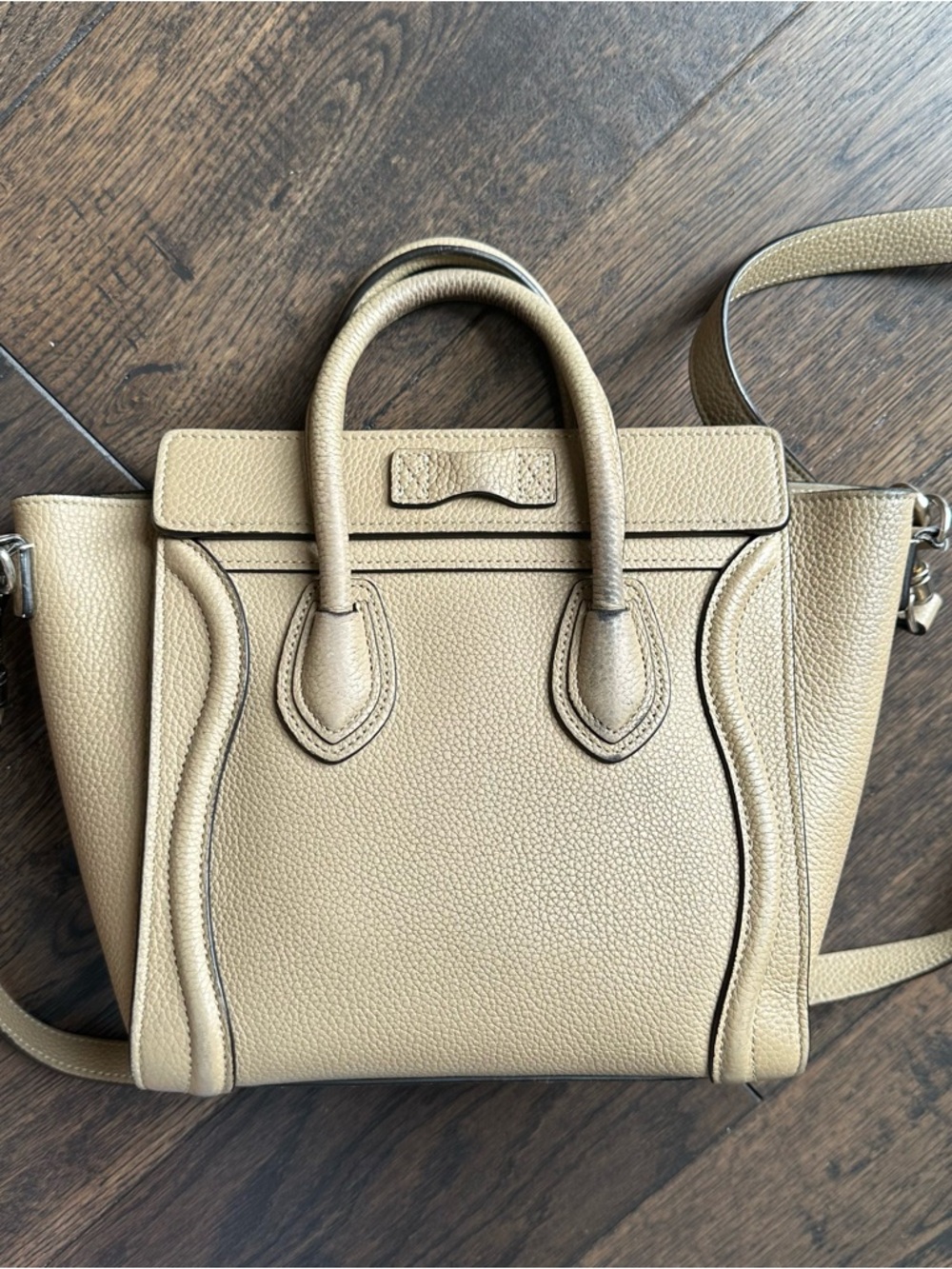Celine Mini Luggage Tote in Beige Taupe - Picture 5 of 16